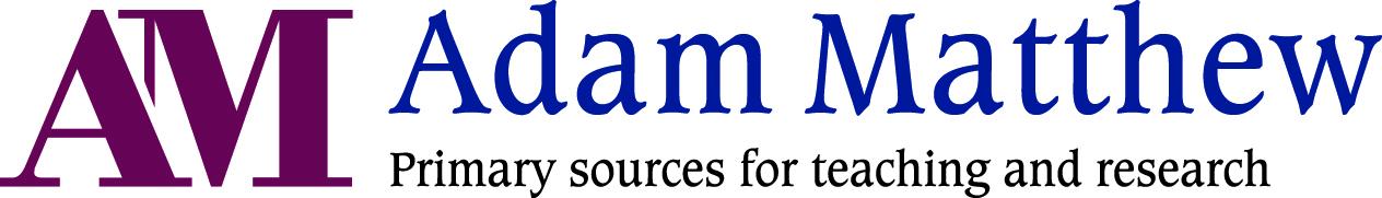 Adam Matthew Logo Nov Conf 2021 Adam Matthew Logo Nov Conf 2021