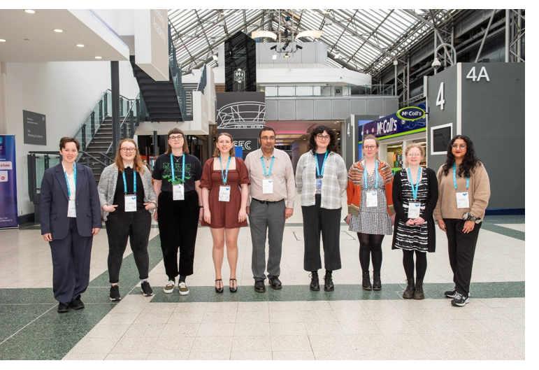 First timers at the SEC, photograph by Simon Williamson First timers at the SEC, photograph by Simon Williamson